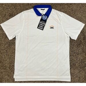 NWT Zero Restriction Golf Shirt Men's Sz 2XL Tour Series Performance Polo Logo